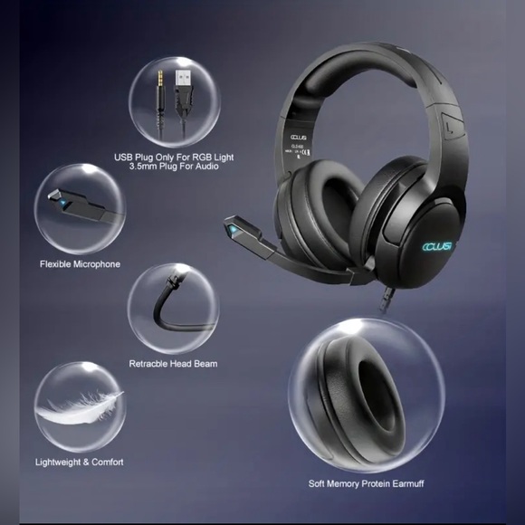 COLUSI C600 AUX Wired Gaming Headset (Xbox, PlayStation, PC) - Picture 11 of 16
